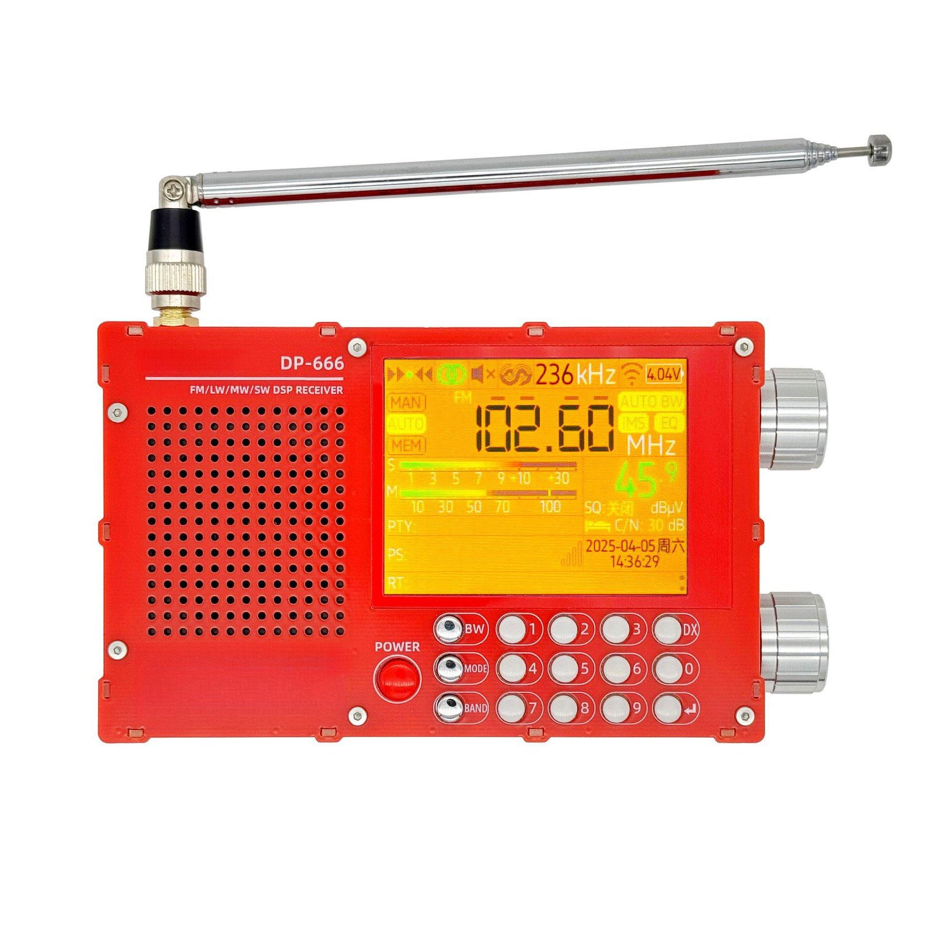 DP 666 Portatīvais pilnas joslas radio