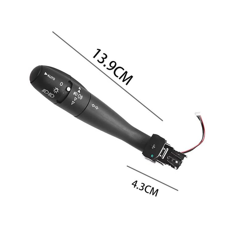 Car Steering Column Indicator Switch, Headlight Turn Signal Stalk Replacement For Peugeot 206 207 307 301 308 406 96439233ZL