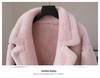 Haining Shearling Fleece Teddy Bear Lambskin Coat