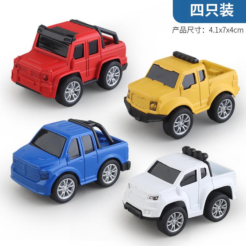 

Children s Toy Palm Treasure Pull Back Alloy Car Model Q Version Cartoon Toy Car Parking Scene Car Boy