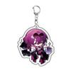 6CM Honkai Star Rail Anime Game Keychain Double-sided Cartoon Figure Lunae Blade Key Ring for Women Car Bag Phone Pendant Gifts