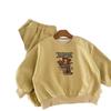 Boys' Casual Suit Spring And Autumn New Korean Version Of Children'S Cartoon Loose Two-Piece Set Baby Autumn Fashion