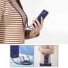 For iPhone 15 Pro Max Case Card Holder PC + TPU Phone Kickstand Cover with Lanyard
