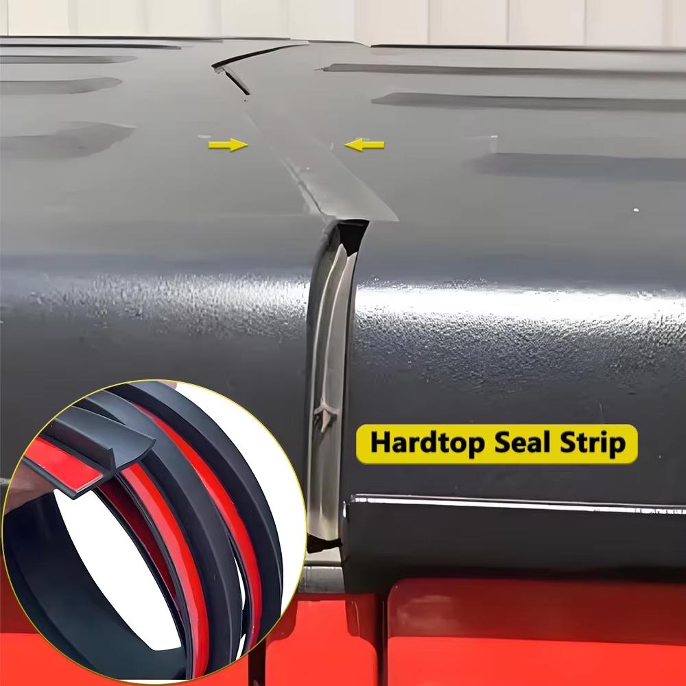 Car Door Roof Seal Strips Leak Seal Kit Water Rain Gutter Extension for Jeep Wrangler JK 2007-2018 Car Protection Accessories