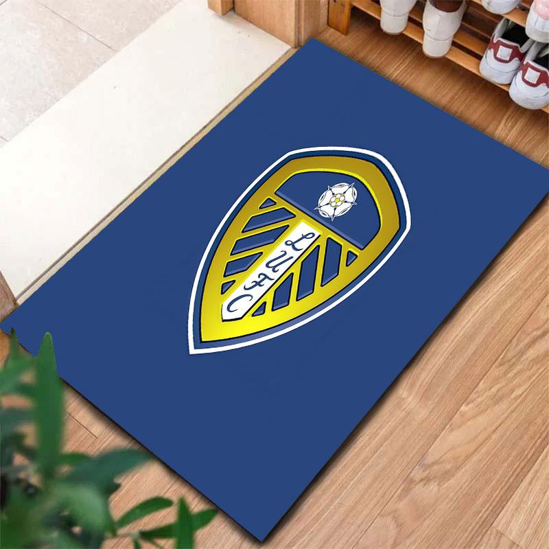 Leeds United Teppich für Wohnzimmer Schlafzimmer Zuhause Sofadekoration, Kinder Spiel rutschfeste Bodenmatte