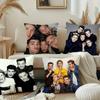 O-one Band Directions Musik Kissenbezug Plüschstoff Weicher Kissenbezug Zweiseitiger Druck Kissenhülle Haushaltsgeschenke