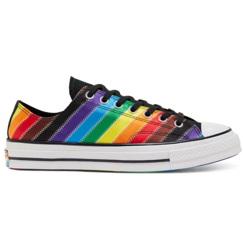 Converse Chuck 70 Low 'Pride - Rainbow' Trendy Comfort Low-Top Espadrilles Unisex Rainbow
