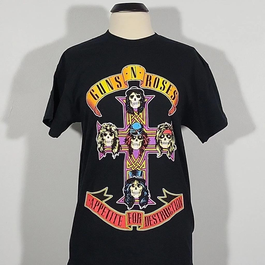 Guns N Roses Appetite For Destruction Xl TShirt Black Unisexs Logo