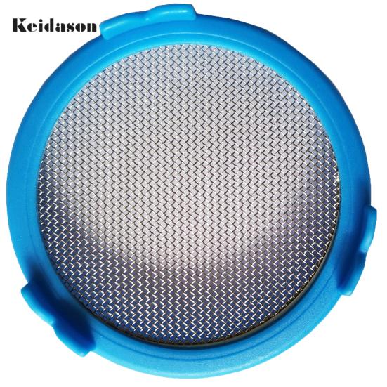 Durable Fine Holes Bright Color Sprout Lid Mason Jar Plastic with Stainless Steel Screen for Household