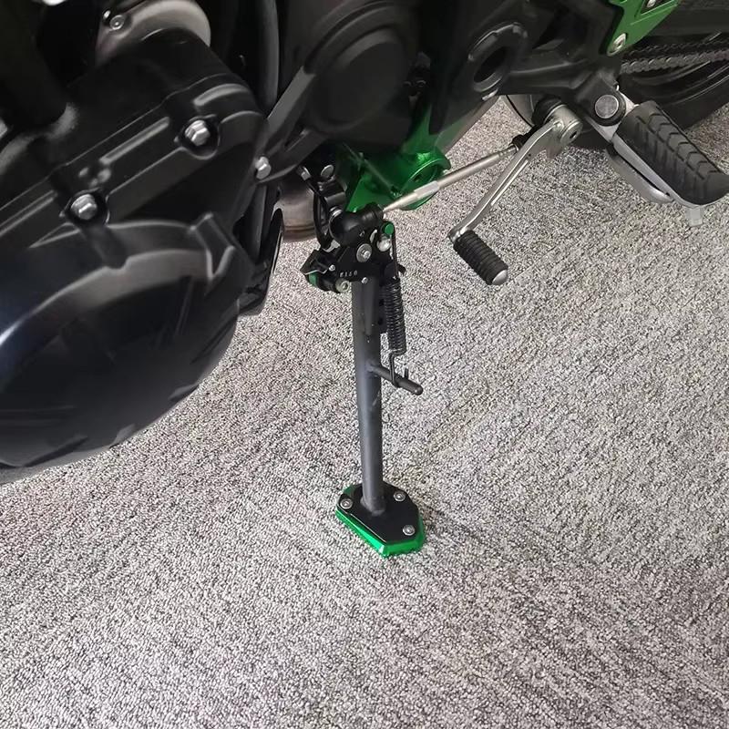 2024 For Kawasaki Z900 RS Z650 Z800 Z1000 R SX NINJA 650 Ninja 1000sx CNC Motorcycle Kickstand Pad Foot Side Stand Extension Pad