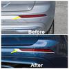 Chrome Auto Accessories Exterior Rear Tail Fog Lights Lamp Eyelid Eyebrow Decor Stripes Cover Trim For VOLVO XC60 2018 - 2026