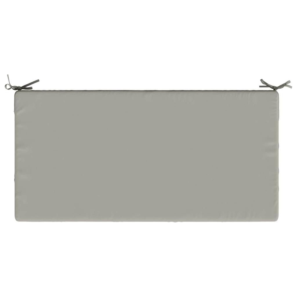 Seat Cushion SOEST 100percent  Polyester Gray 120 X 80 X 10 Cm