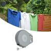 Retractable Clothesline 49.2ft Length Maximum Load Bearing 30 Pounds Portable Laundry Line for