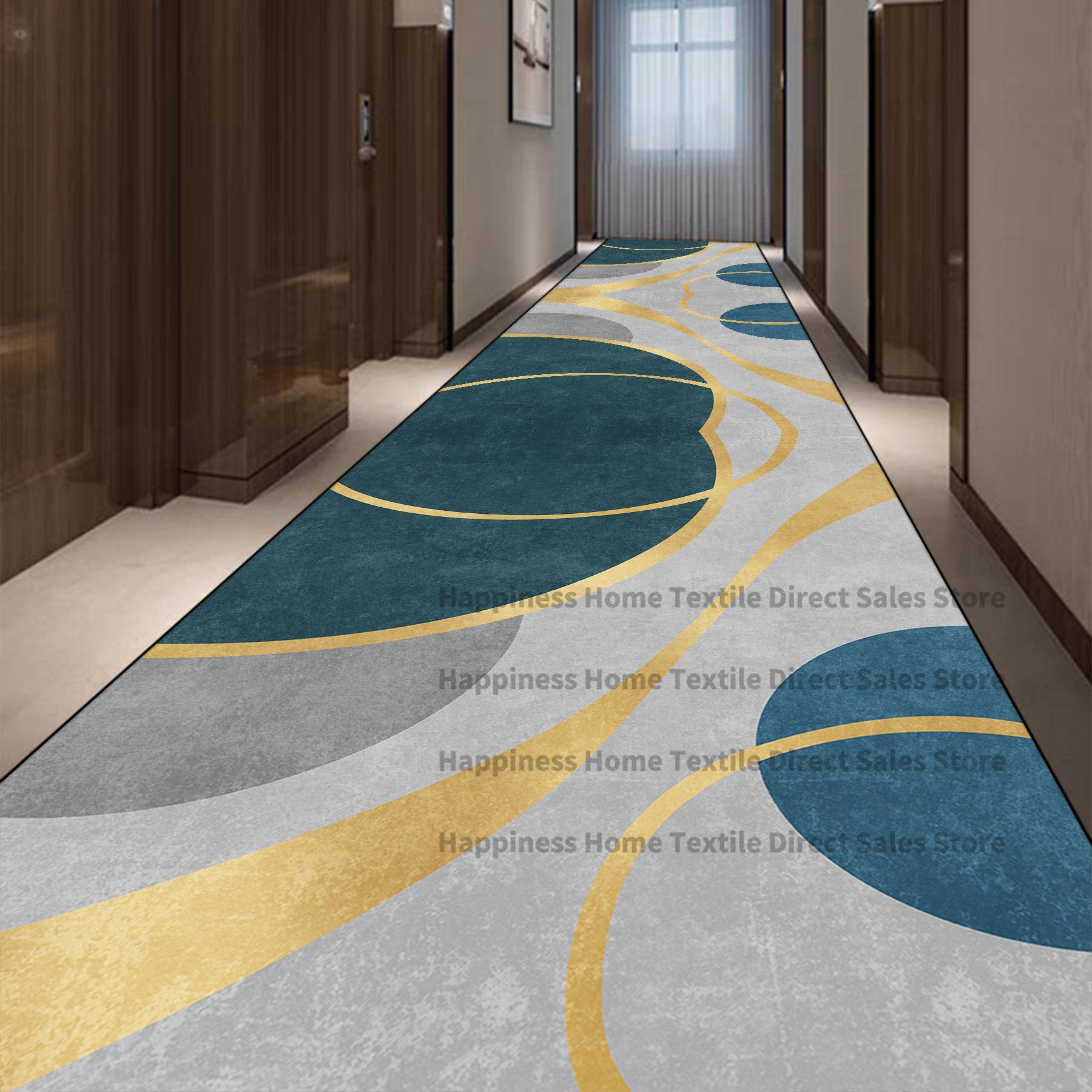Antislip Wasbare Lange Gang Runner Tapijt Voor Entree Trappen Hotel Portaal En Gang Vloermat 60x200cm 23.6x78in