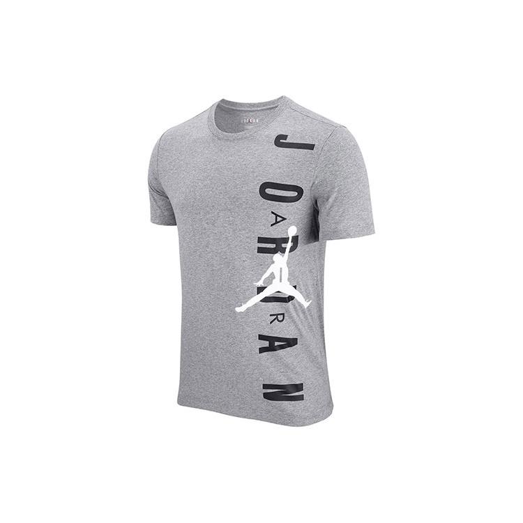 Air Jordan Lightweight Knit Sports Short Sleeve T-Shirt Men s Grey DA9785-091 L