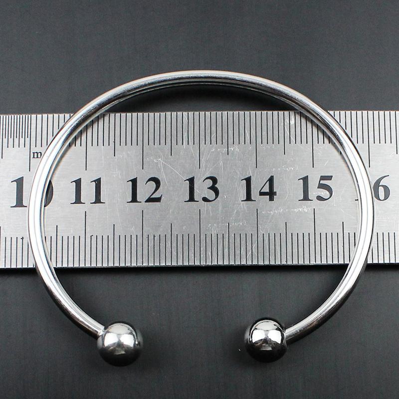 New Fashion Accessories Can Be Freely Diy Open Ball Head Fine Polishing With Thread Waterproof Metal Stainless Steel Bracelet