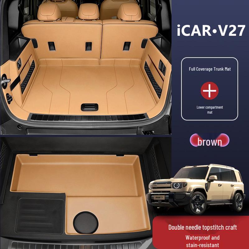 Chery iCAR V27 Trunk Mat: Eco-Friendly, Waterproof, Dustproof Accessory