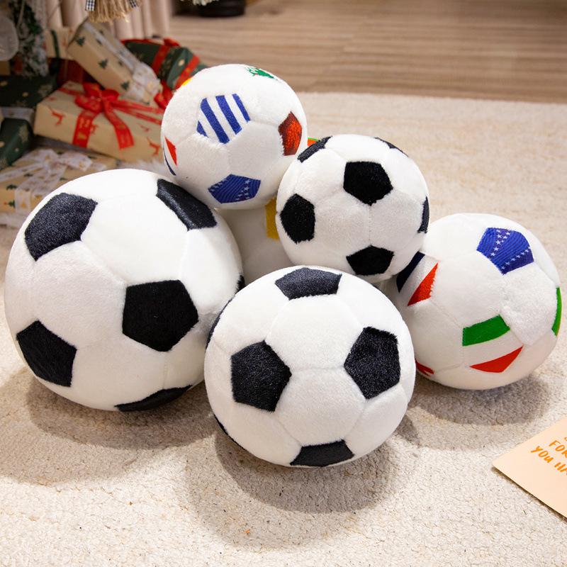 Cross-border World Cup Football Plush Toy: Creative Spherical Doll Gift for Kids and Home Décor