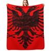 Albanien Flagge Wurfdecke Outdoor Weiche Decke für Picknick Strand Camping