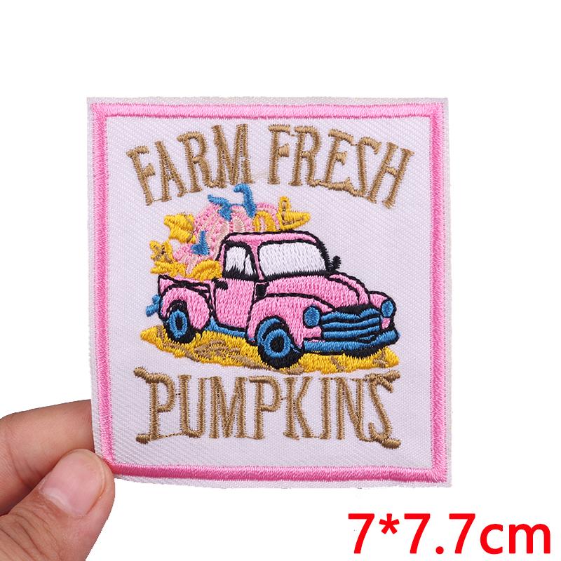 Jeans Backpack Embroidered Patch Cartoon/Letter Slogan Embroidery Patches Iron On Patches For Clothing Thermoadhesive Patches
