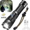 Military Tactical Flashlight The Powerful Rechargeable LED Flashlight with USB