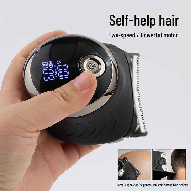 Men's Self-Charging Electric Hair Clipper with Two-Speed Adjustment & Digital Display