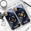 Luxurious tiger head For Samsung A 70 71 72 73 14 15 13 16 25 A26 31 32 33 34 35 50 51 52 53 54 55 56 Golden glass phone case