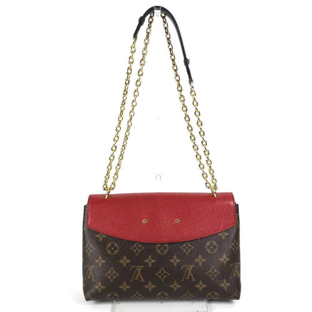 Louis Vuitton M43713 Monogram sampras seed Crossbody Chain Pochette Shoulder Bag