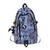 Zaino scolastico coreano graffiti zaino scolastico nuovo Harajuku alla moda zaino casual grande capacità multi-scomparto zaino di qualità premium