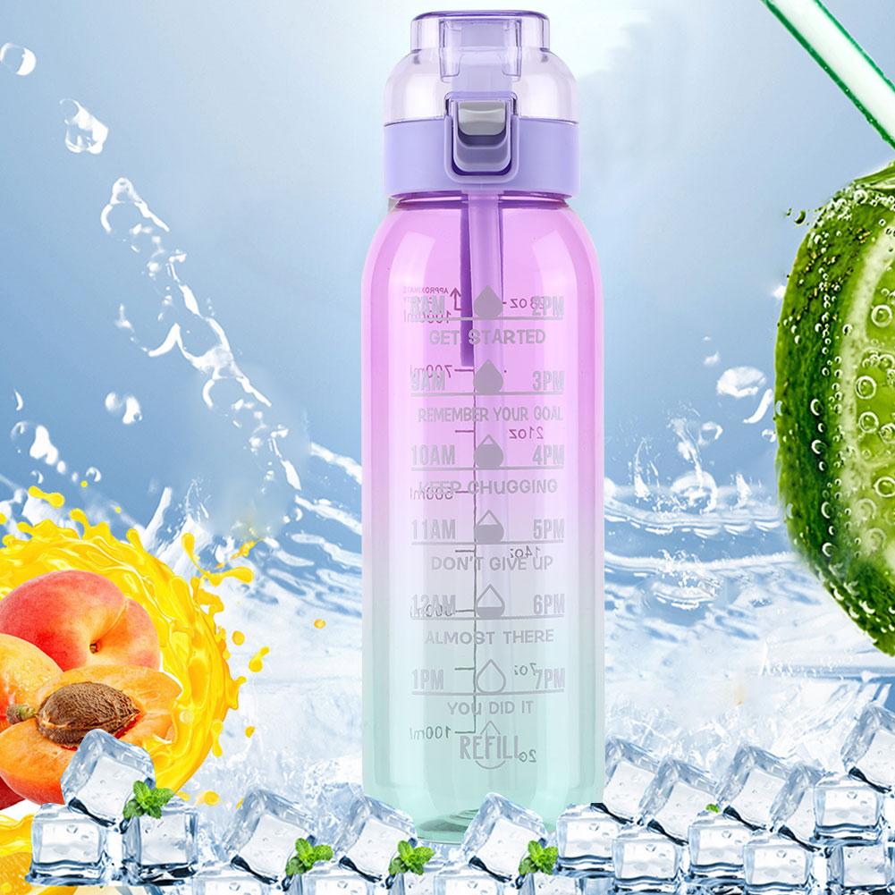 Sticlă de apă cu aromă de aer de 1000 ml, ceașcă de apă Scent Up, sticlă de apă sport pentru fitness în aer liber, ceașcă de apă la modă cu capsule de aromă