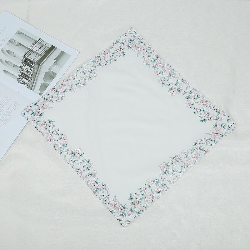 Popular Flower Cotton Printed Lady Handkerchiefs Women Handkerchief Children Kids Face Hand Kitchen Towels Christmas Gifts