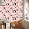 Minimalist Foxes In the Forest Wallpaper for Living Room and Bedroom 50x1000