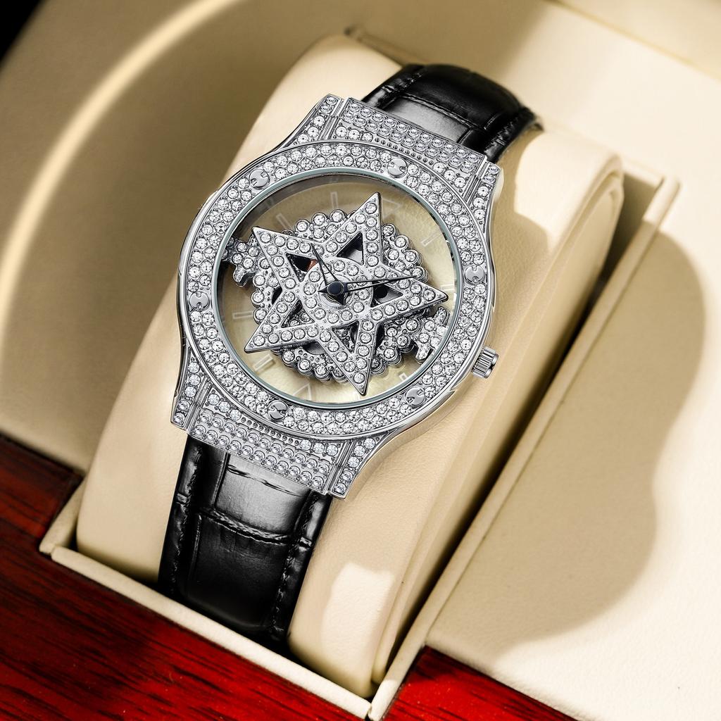 Pentagram Women'S Watch Snowflake Muse Quartz Watch Fashion Niche Premium Ladies Watch