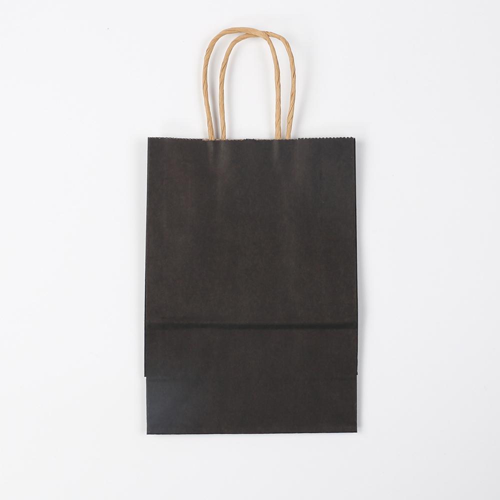 Xiaomi 5/24Pcs Kraft Paper Bags Black Blue 16x22x8cm Reusable Gift Bag with Handle for Birthday Party Favor Wedding Christmas Shopping