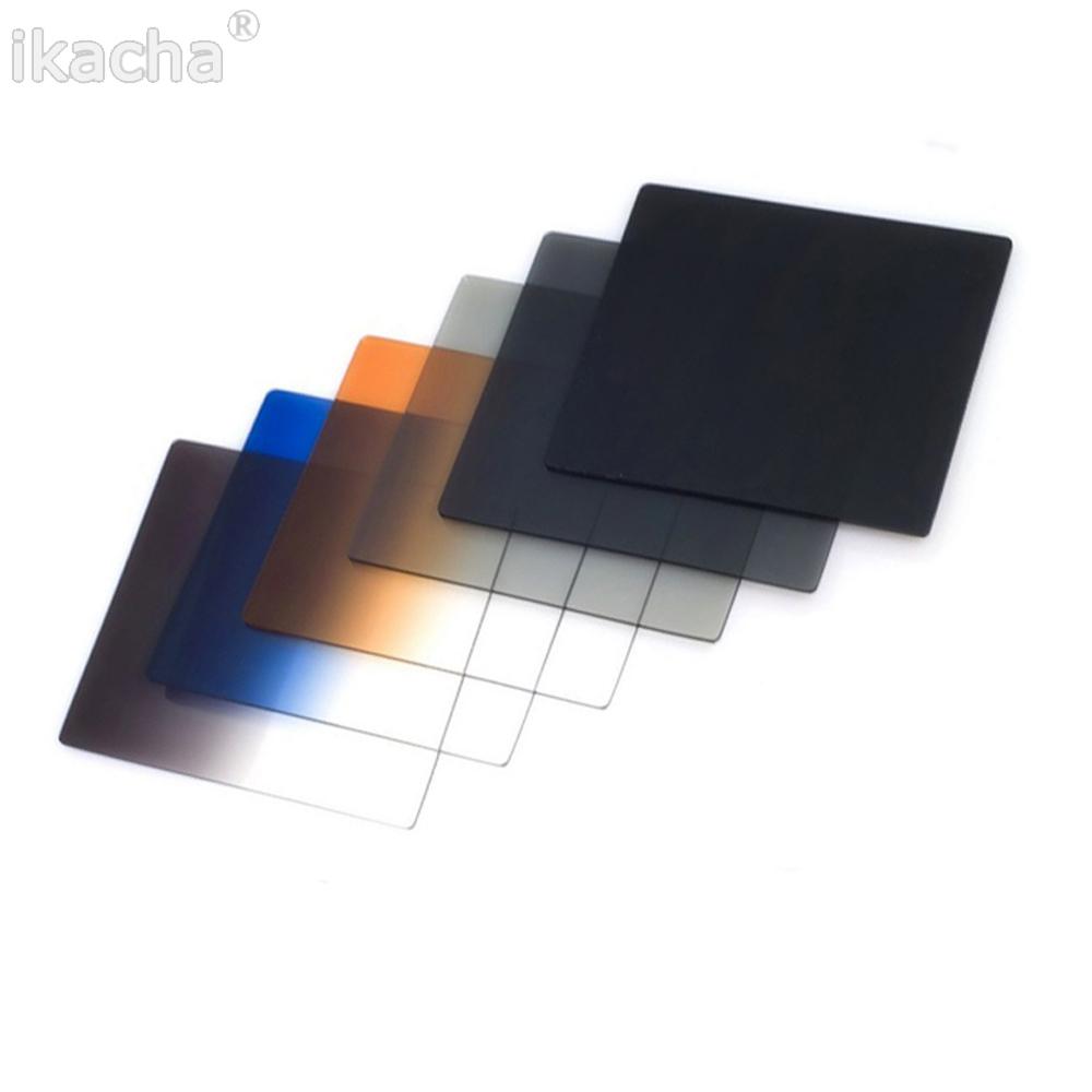 9 In 1 ND 2 4 8 + Gradual ND4 Blue Orange Filter 49 52 55 58 62 67 72 77 82mm Kit for Cokin P Set SLR DSLR Camera Lens