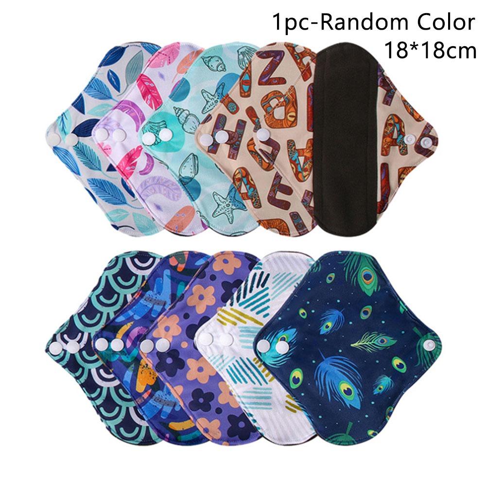 

Хлопковые многоразовые ежемесячные абсорбирующие менструальные прокладки для взрослых 18x18cm