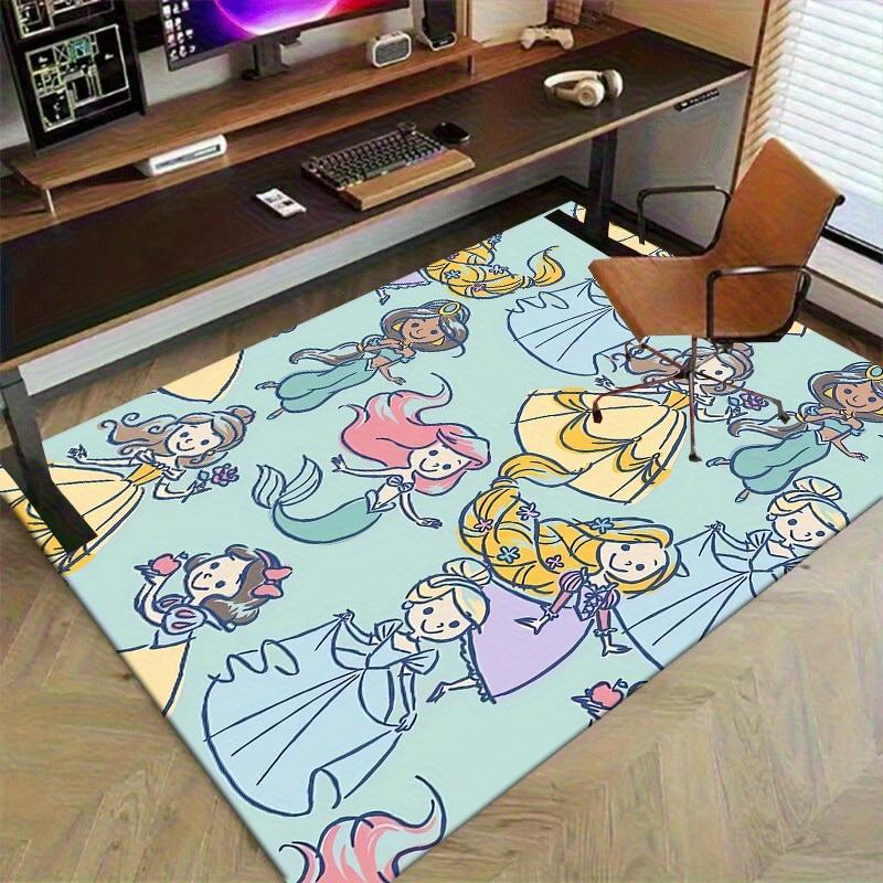 1pc, Disney Princesses Rug - Cute Cartoon Bedroom Decor - Soft Flooring, Playroom, Living Room, Outdoor Use - Perfect Gift for FriendsP051