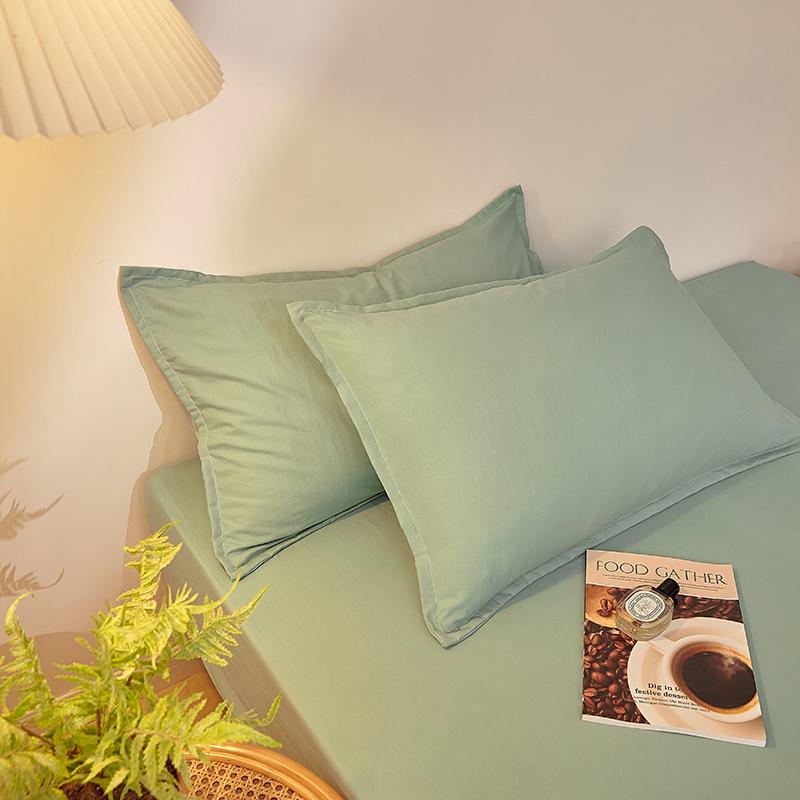 

Однотонная хлопковая наволочка для кровати, 2 шт., 48x74 см, наволочка 2pcs Pillowcase зелёный