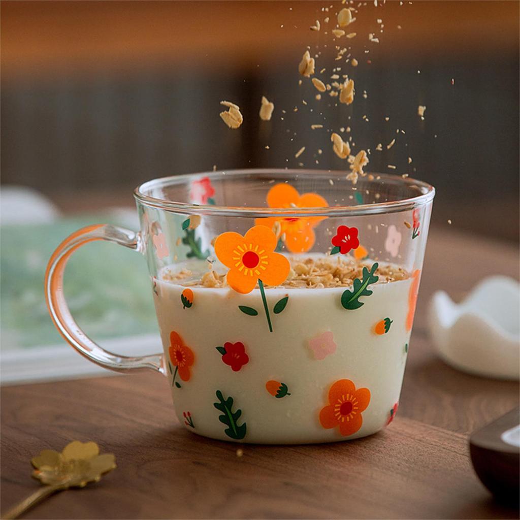 Creative Coffee Mug, Mugs, Drinking Cups, Espresso 450ml Glass Water Cup Beverage Mugs