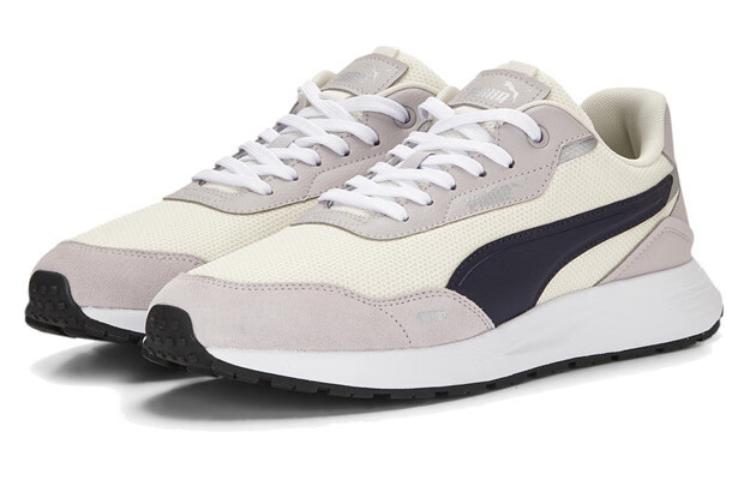 PUMA Runtamed Low top Casual Shoes Unisex White Gray Blue
