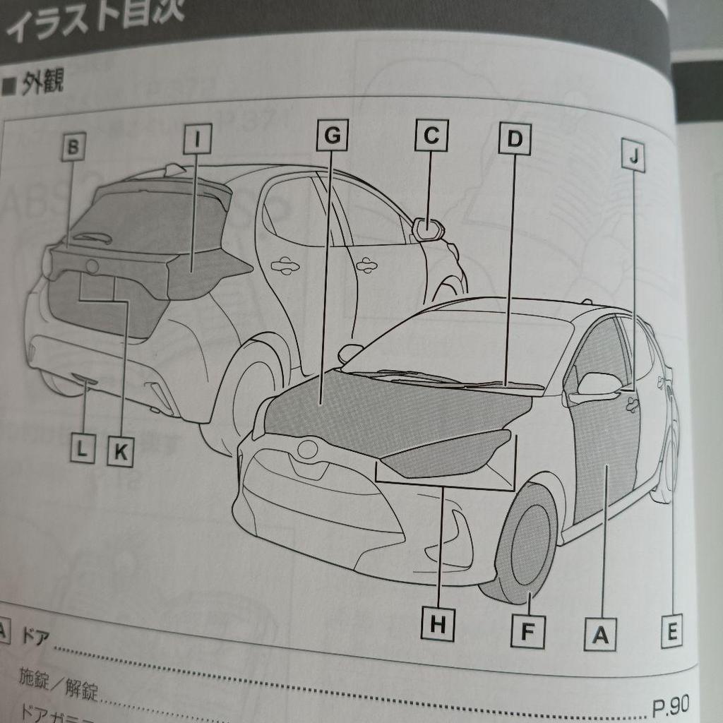 Used Toyota Yaris Owner's Manual KSP210 MXPA10 15 December 2019