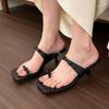 Fashion Luxury High Heels Women Slippers Clip Toe Elegant Shoes Fashion Dress Woman's Sandals 2025 Summer Flip Flops Sexy Mujer Slides