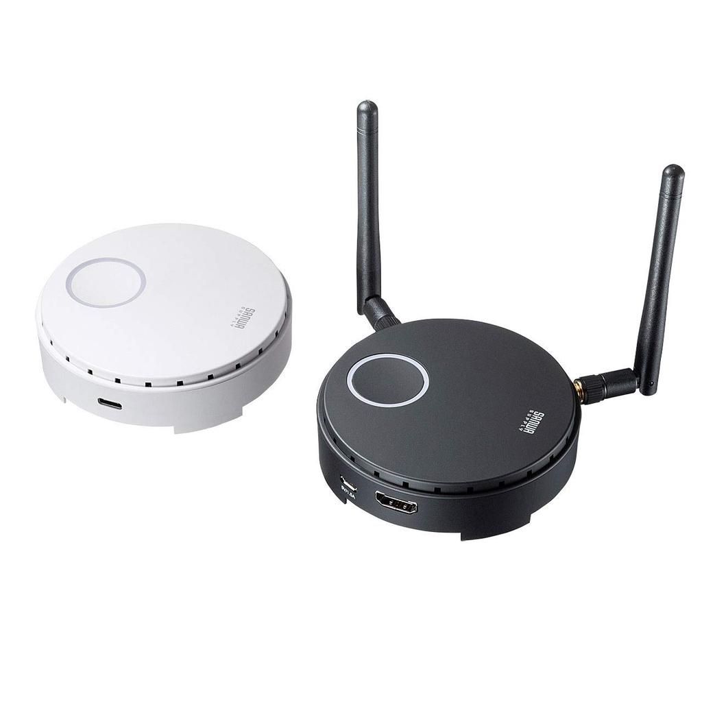 SANWA SUPPLY Kabelloser HDMI-Extender USB (für 3.1 Typ-C-Verbindung) VGA-EXWHD6C