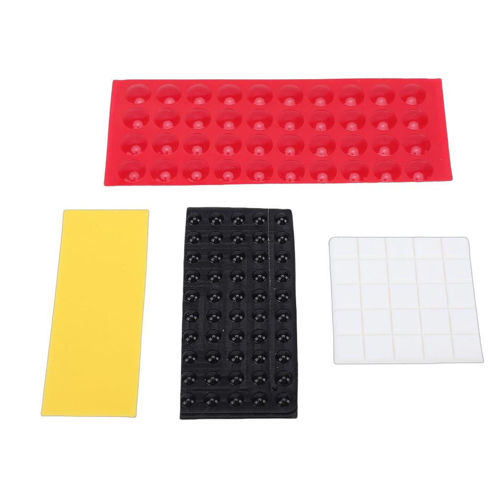 165 Pcs Dots for Visually Impaired Silicone Raised Tactile Adhesive Dots Red Yellow Black White