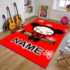Custom PUCCA Mat Personalized Name, Polyester Washable Indoor Entryway Rug, Gift for Christmas, Easter, Thanksgiving Day