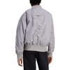 adidas X Stella McCartney Αθλητικά Ρούχα Υφαντό Μπουφάν Bomber με Λογότυπο Μπάλωμα Γυναικεία Εξωτερικά Ρούχα Περιστερόγκριζο IP1371