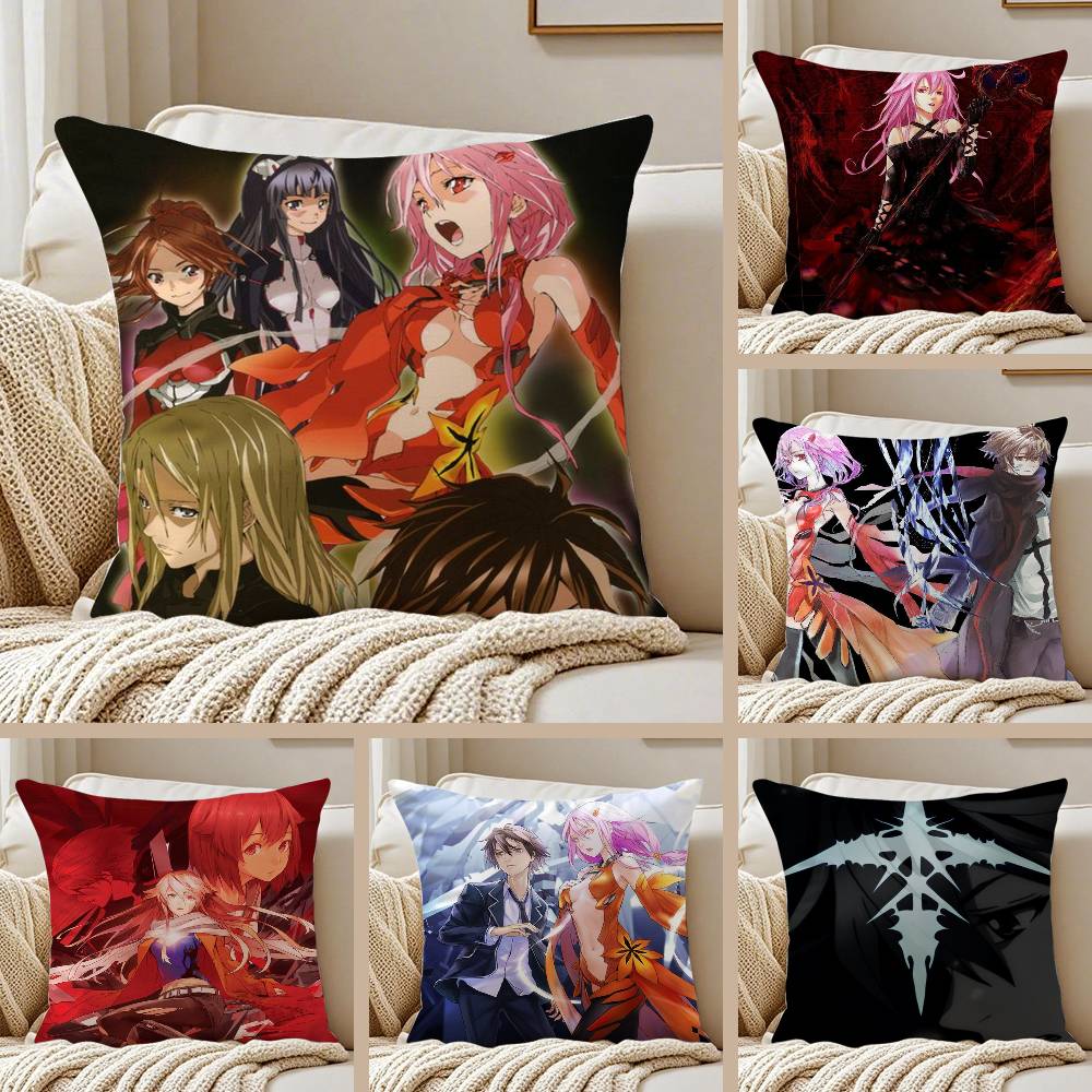 G-Guilty C-Crown Kissenbezug Milbendicht Kissenbezug Verdeckter Reißverschluss Seidig Kurzer Plüsch Sofa Kissenbezug