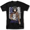 Attack On Titan Mikasa Ackerman Shingeki Maglietta No Kyojin Anime Grafica T-Shirt