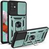 Für Samsung A71 5G Hülle Galaxy A51 4G Cover Galaxy A31 A71 Magnetischer Ringhalter Rüstungs-Handyhülle Schiebende Kamera Schutz Rückseite Abdeckung