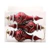 Hand-Painted Flat Candy Christmas Tree Ornament Set